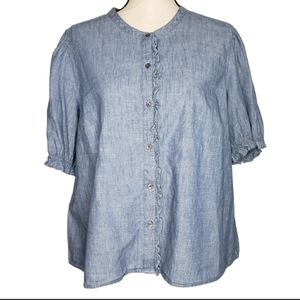 Chambray top